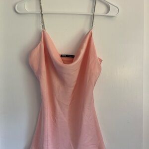 Zara Satin Sleeveless Top